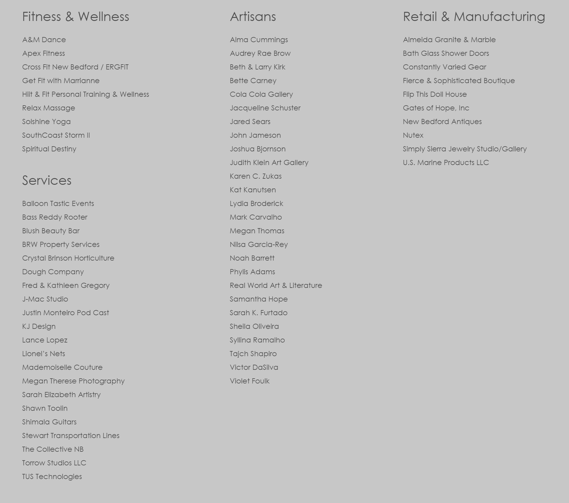 list