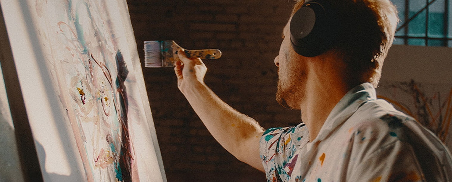 An Artist painting