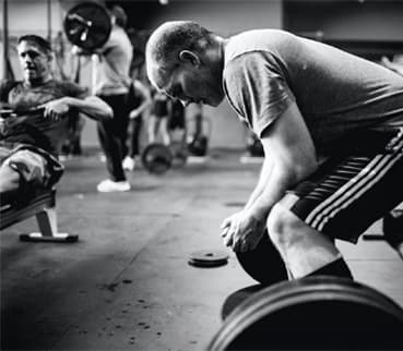 Leasing Gym space A group of men at the gym working out
